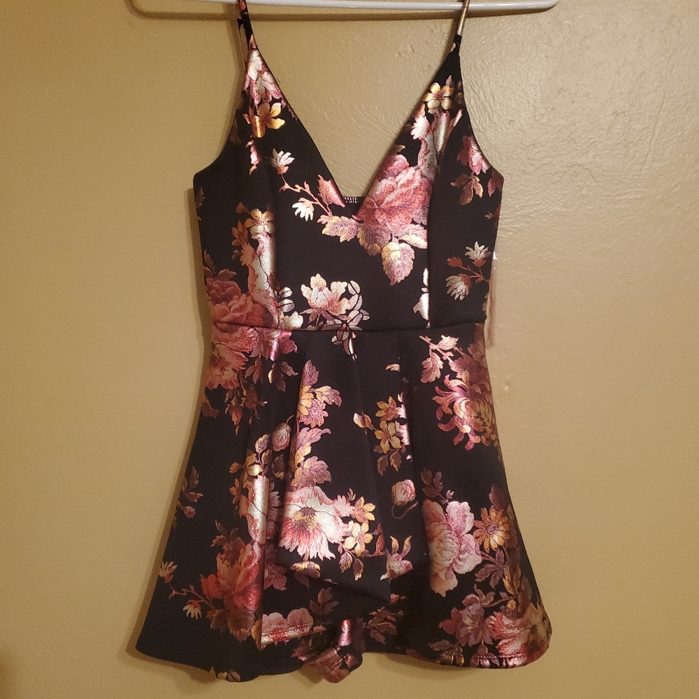 Mini black romper